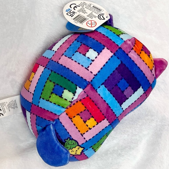 6” Quilty Kitty CvP Cat Bean Bag 6” Cats vs Pickles Plush CVP Chonks 151 Beanie - Picture 3 of 4